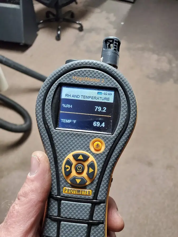 Moisture meter humidity assessment for Mold Remediation & Removal in Brighton